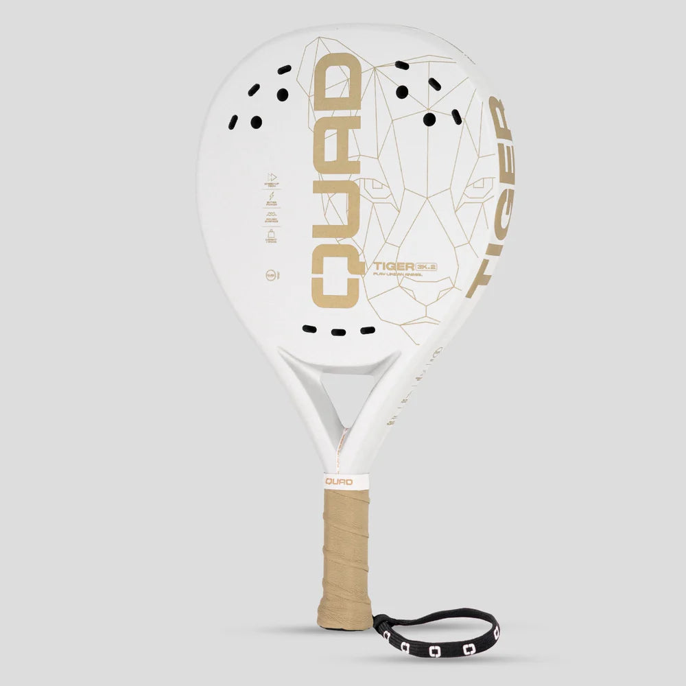 QUAD White Tiger Padel Racket