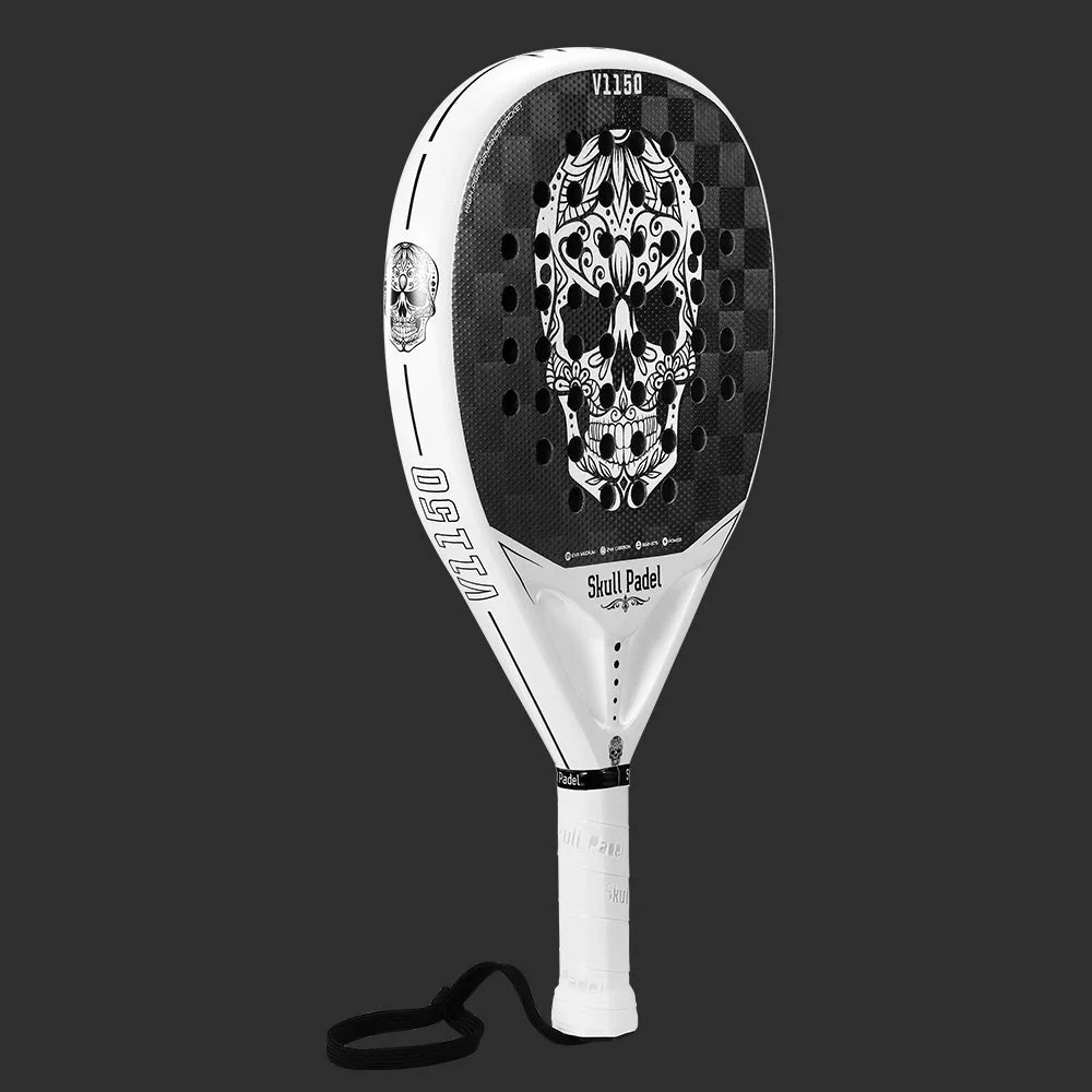 Skull Padel V1150 - White Skull 24K - Padel Racket
