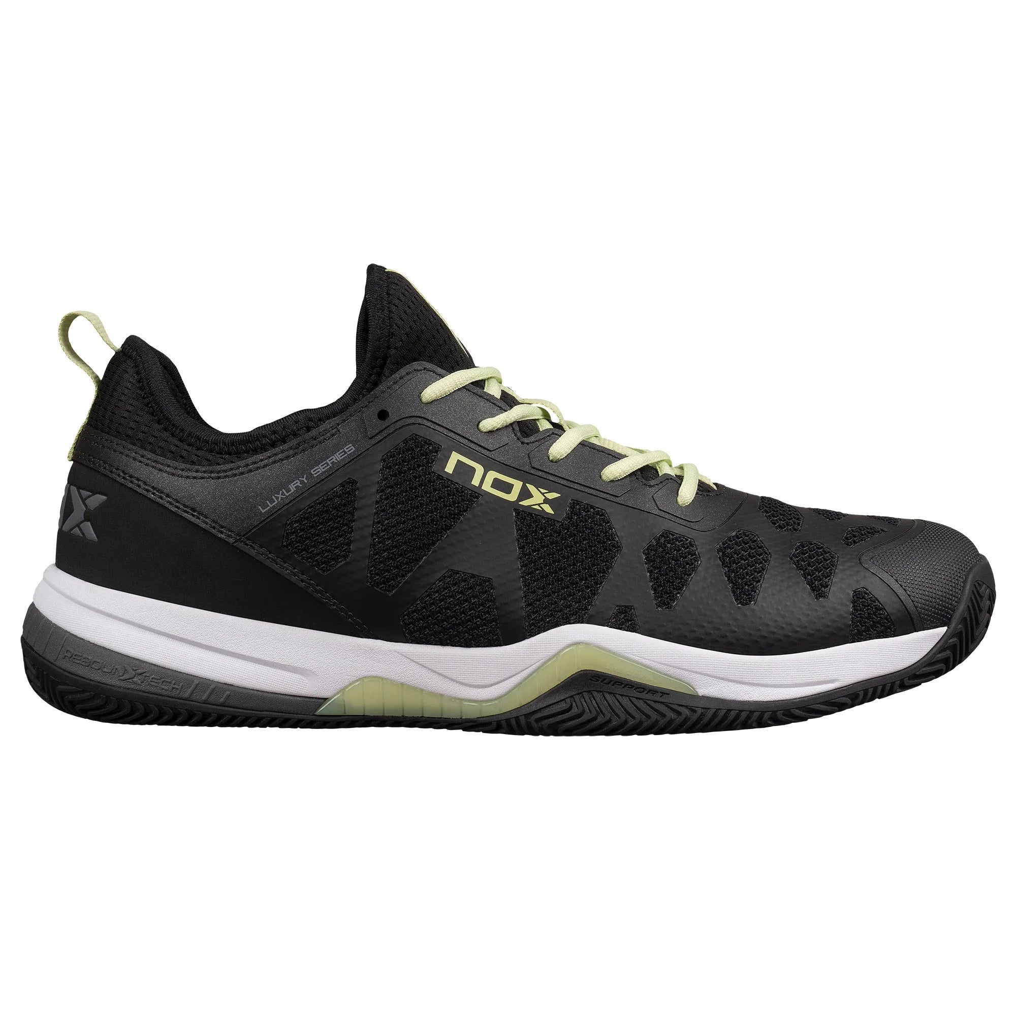 NOX Padel shoes NERBO Black/Soft Lime