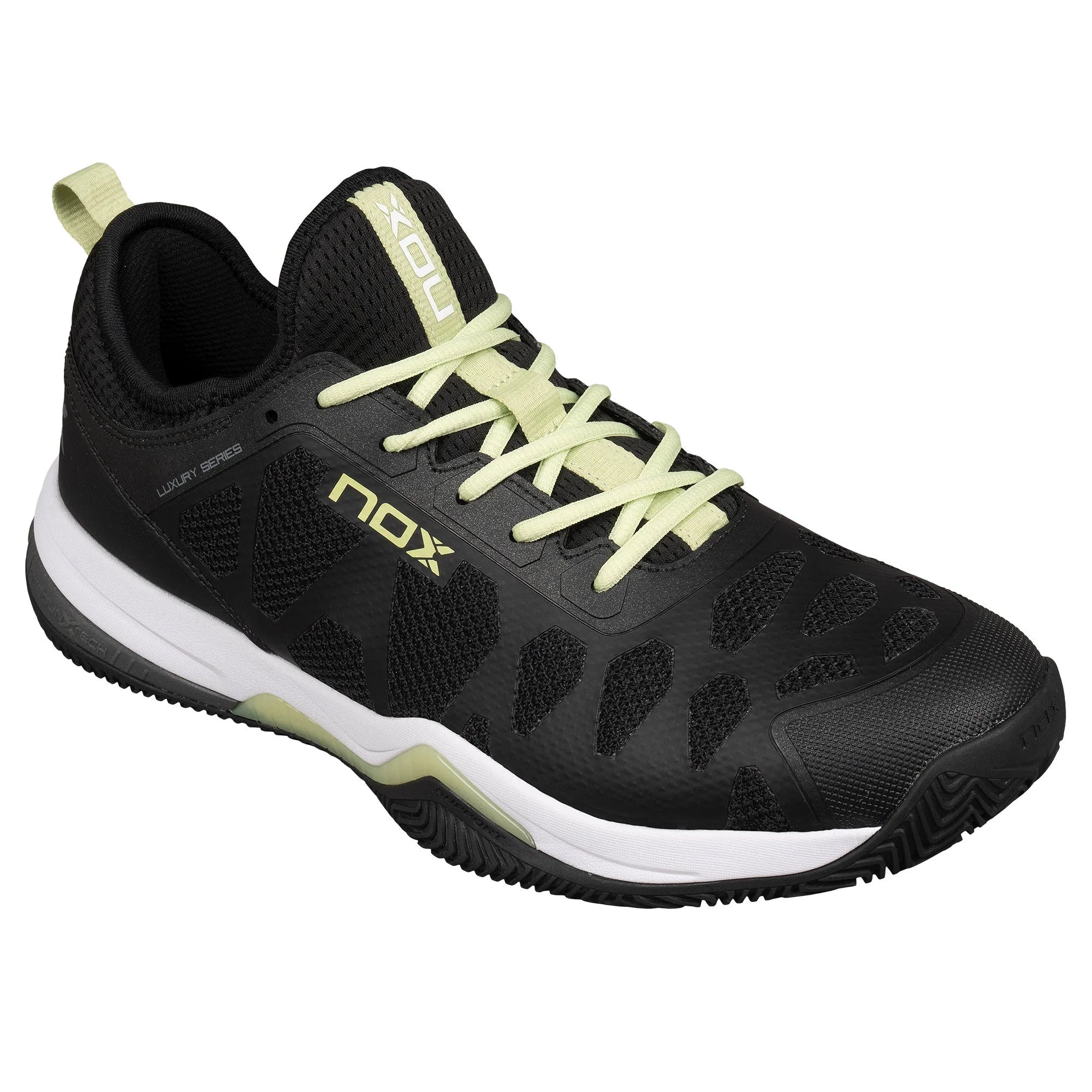 NOX Padel shoes NERBO Black/Soft Lime