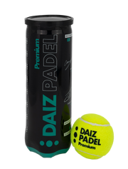 DAIZ Padel ball Premium, tube of 3 balls