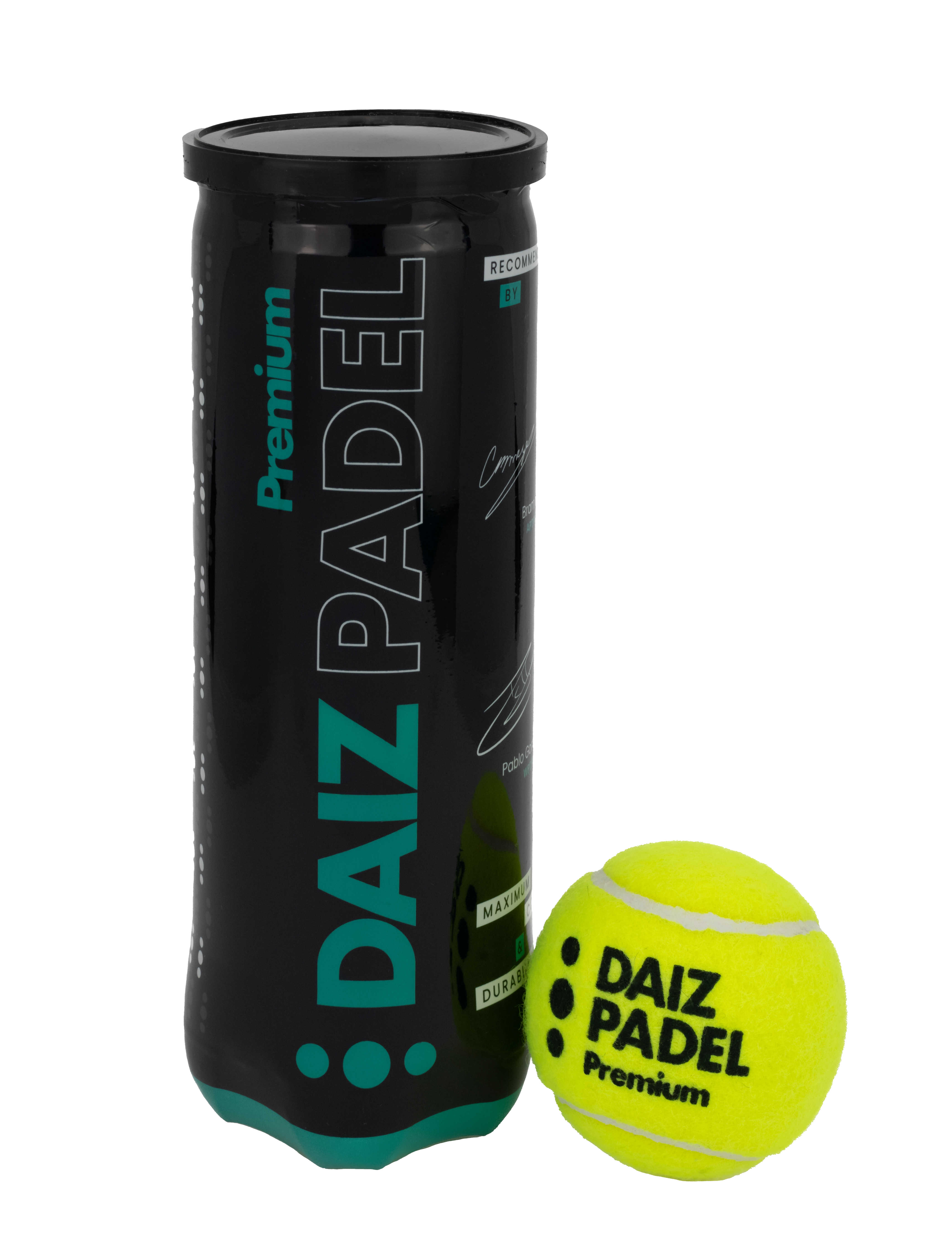 DAIZ Padel ball Premium, tube of 3 balls