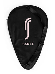 RS Sports Classic Padel Racket Cover - Black & Pink