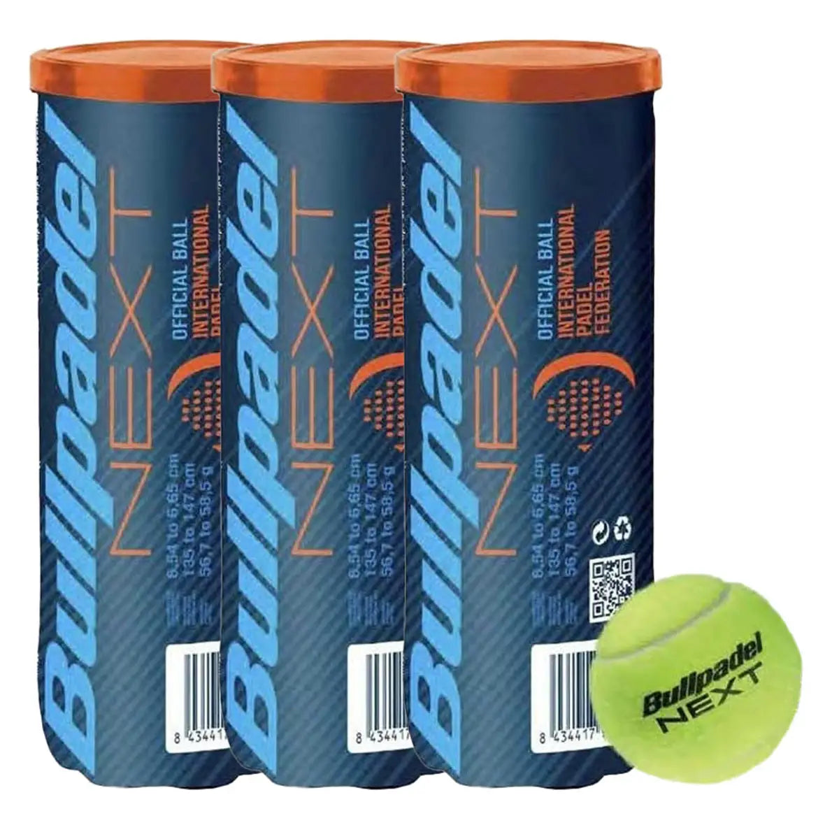 Triple Pack Bullpadel NEXT |3 Tubes of 3 Balls