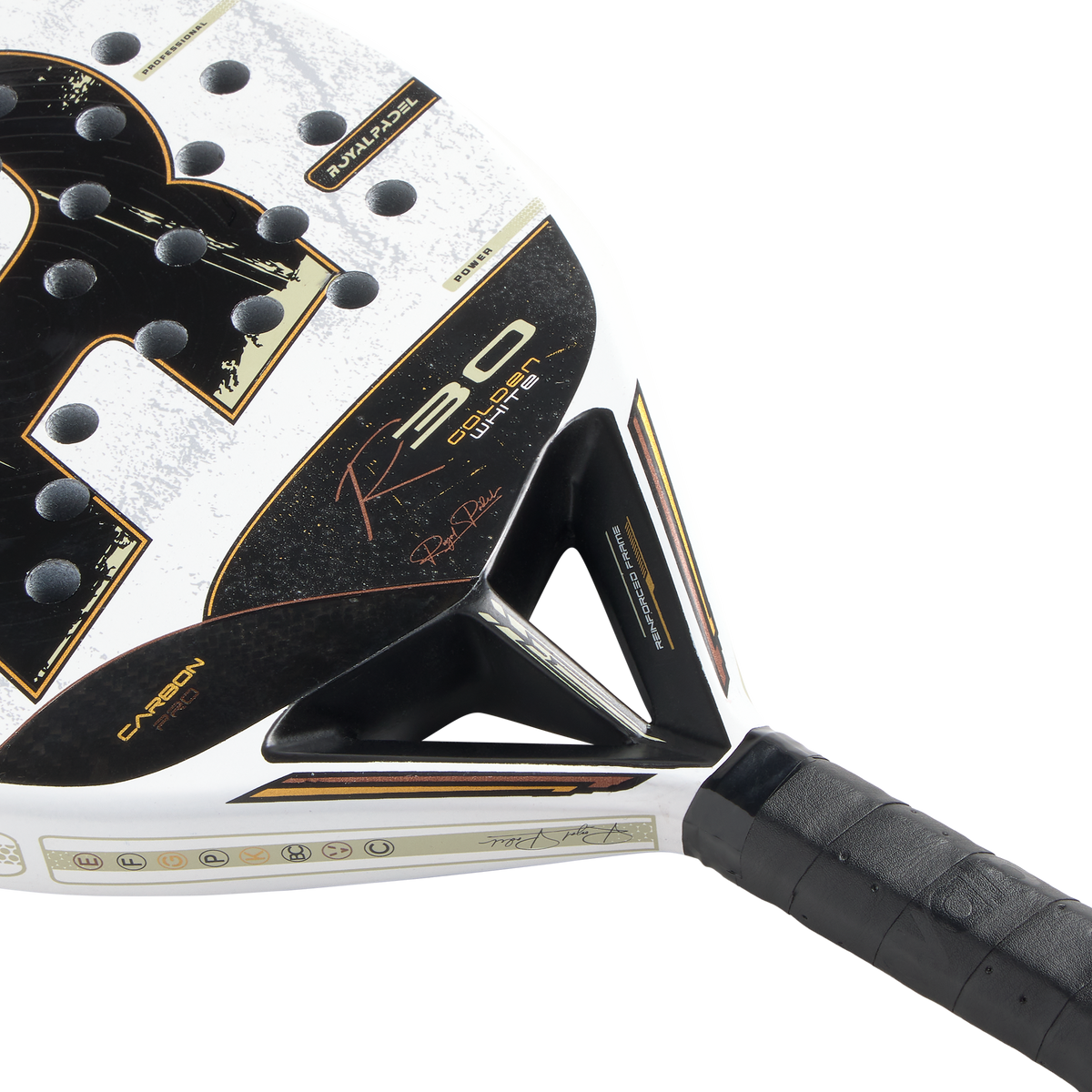 Royal Padel R30 Golden White 2026