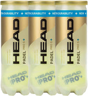 Triple Pack HEAD PRO S+ Padel Balls