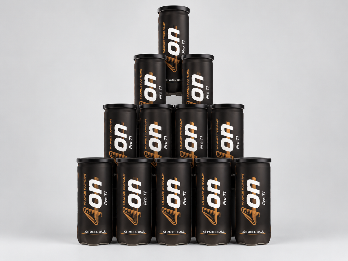 4on Pro T1 padel balls, 12 tubes
