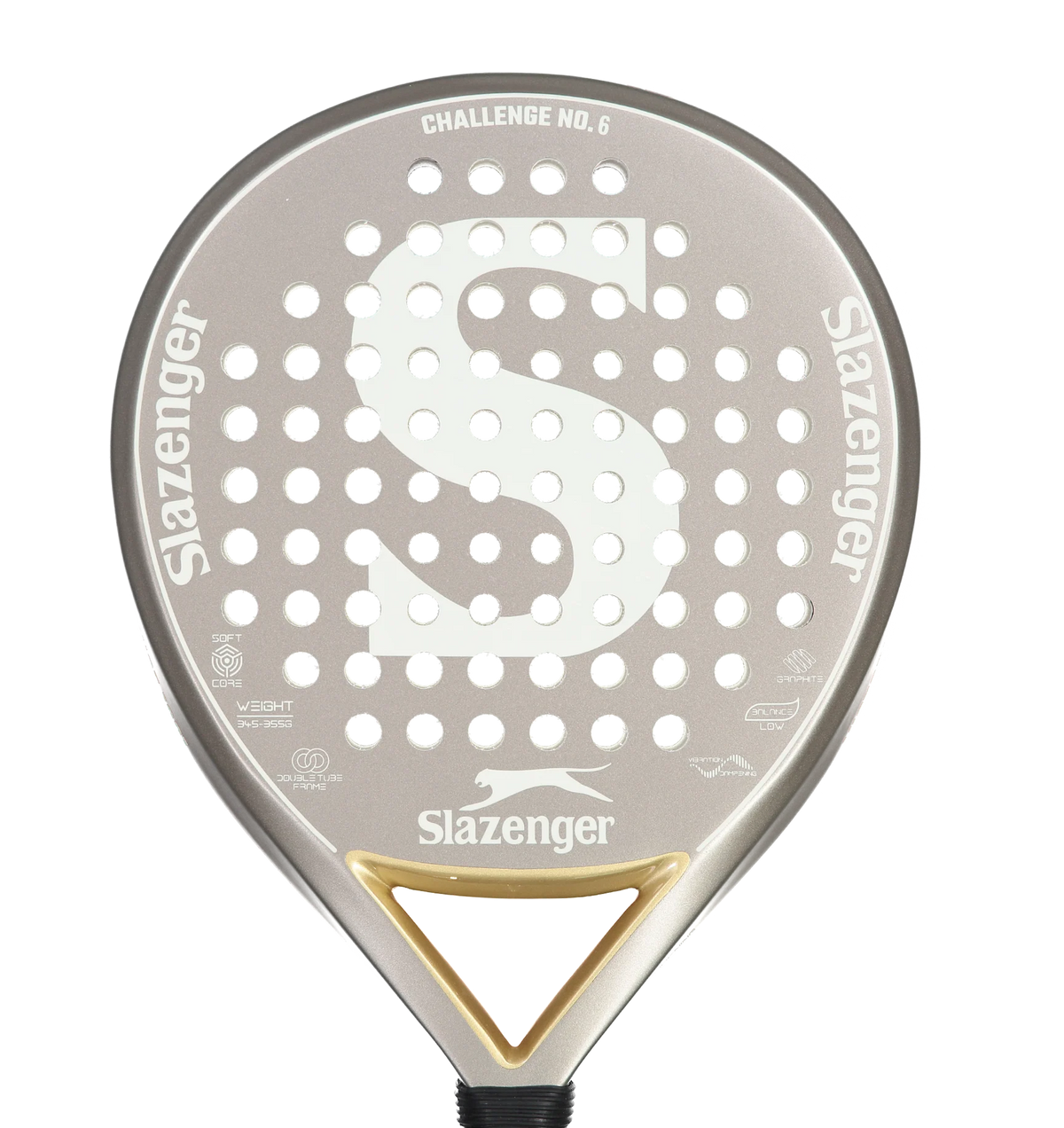 Slazenger Challenge Racket Slazenger CHALLENGE NO 6 ROUND GRAPHITE Padel Racket – LovePadel.ie