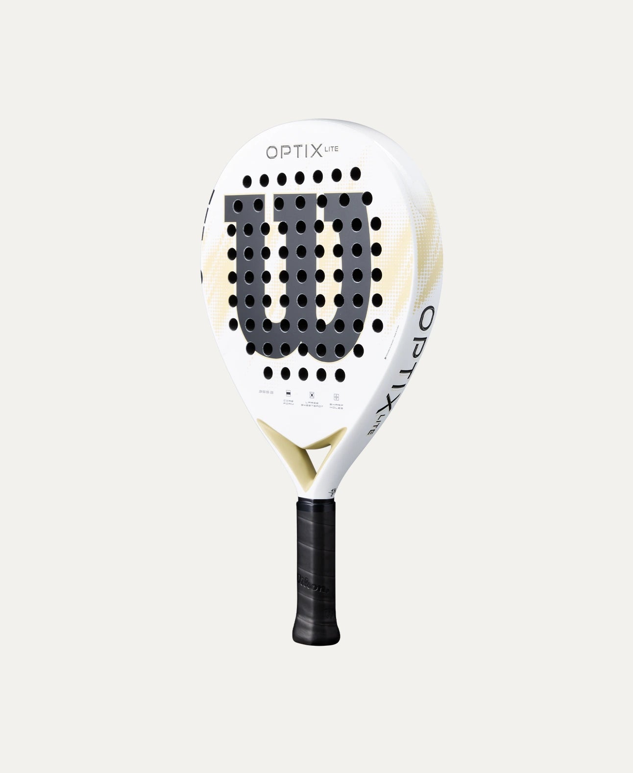 Wilson Optix V2 Lite Padel Racket - White