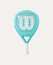 Wilson Blade LS V4 padel racket in mint with white W logo, front view