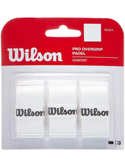 Wilson Padel Pro Overgrip White 3 Pack