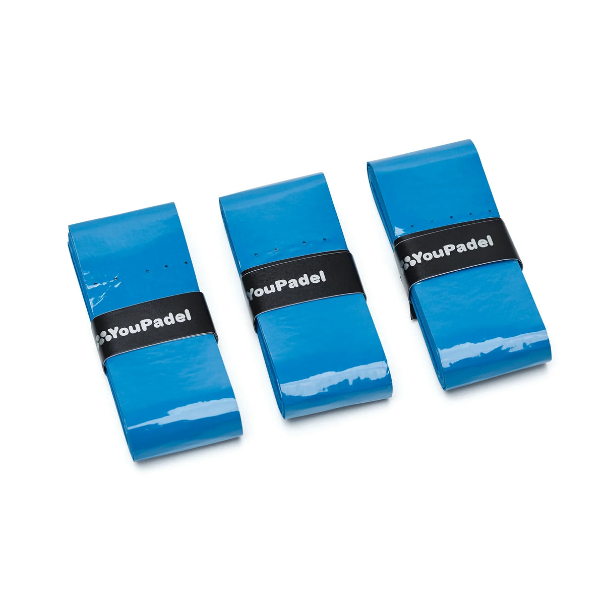 YouPadel overgrips in blue, 3-pack