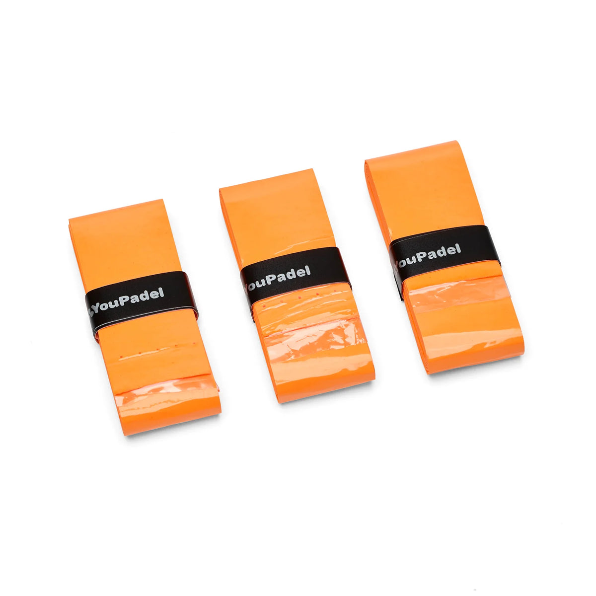 YouPadel overgrips in orange, 3-pack