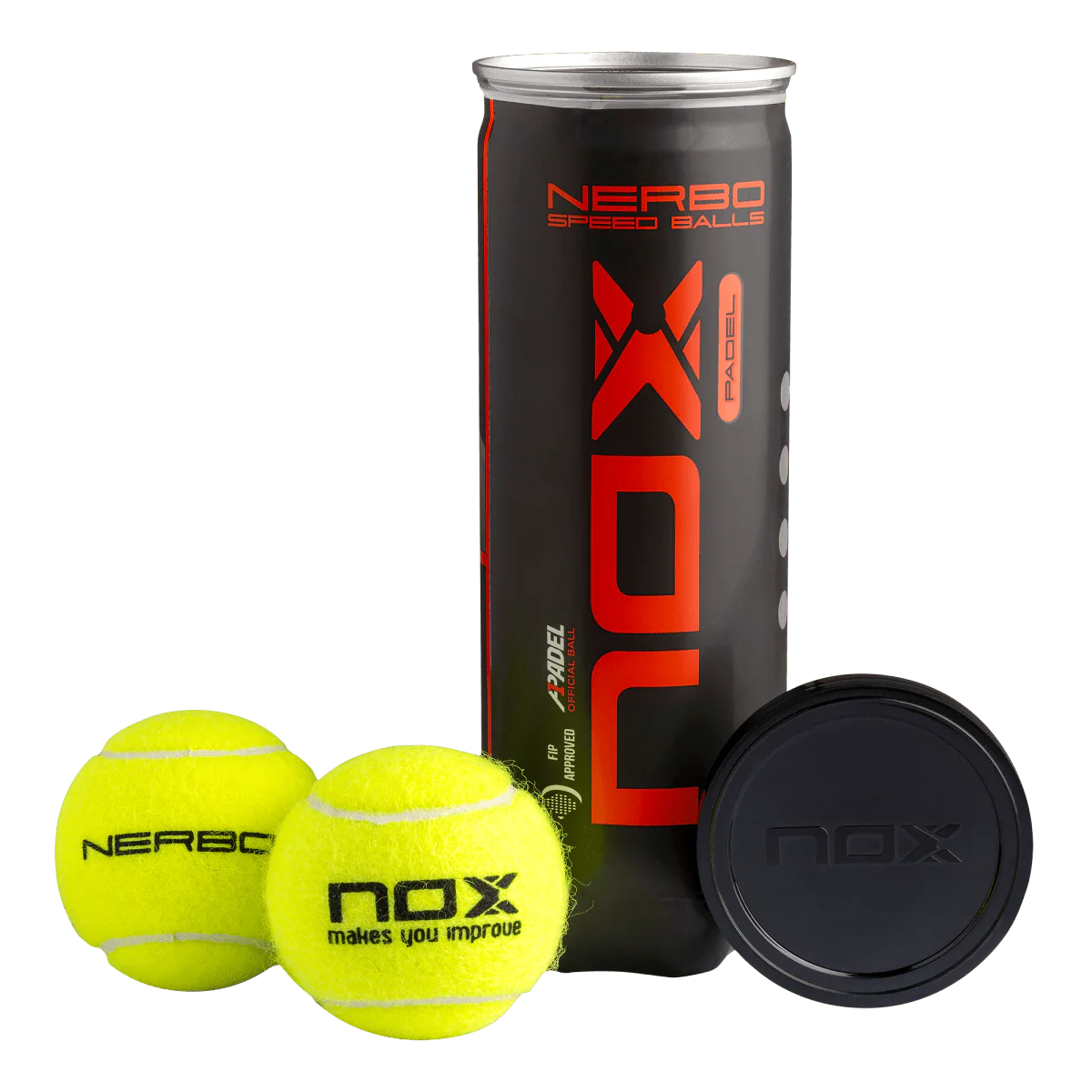 Nox NERBO Padel Balls - 3 Tubes of 3 balls