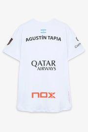 Nox Sponsors AT10 Agustin Tapia Soft White T-Shirt 2026