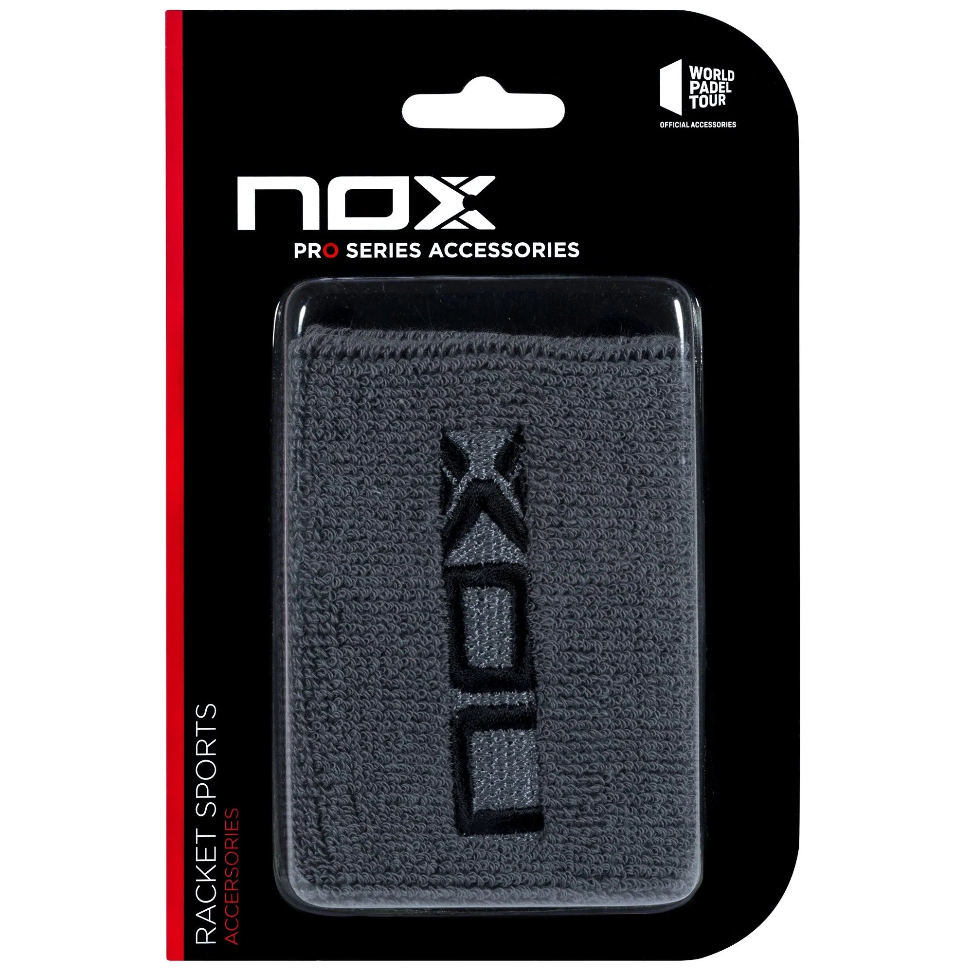 NOX sport wristbands grey/black
