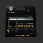 Skull Padel Overgrip - Black - 3 pieces