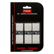 NOX PRO perforated Overgrips - White