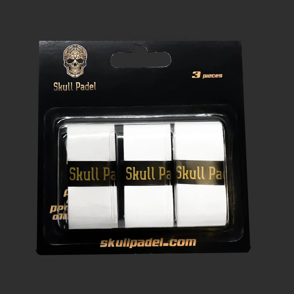 Skull Padel Overgrip - White - 3 pieces