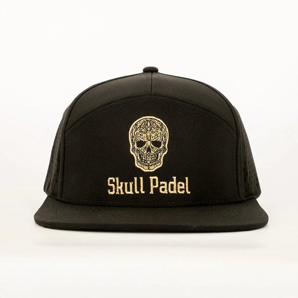 Skull Padel - Padel Cap - Black Gold