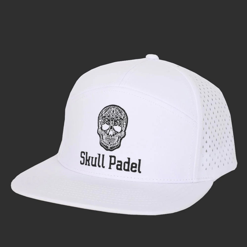 Skull Padel - Padel Cap - White Black