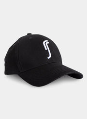 RS Sport Classic Padel Cap Black with White Logo