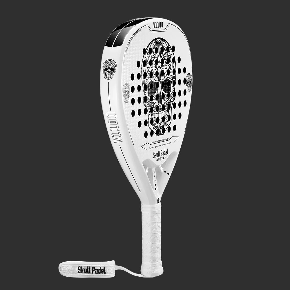 Skull Padel V1100 - White Skull 24K - Padel Racket